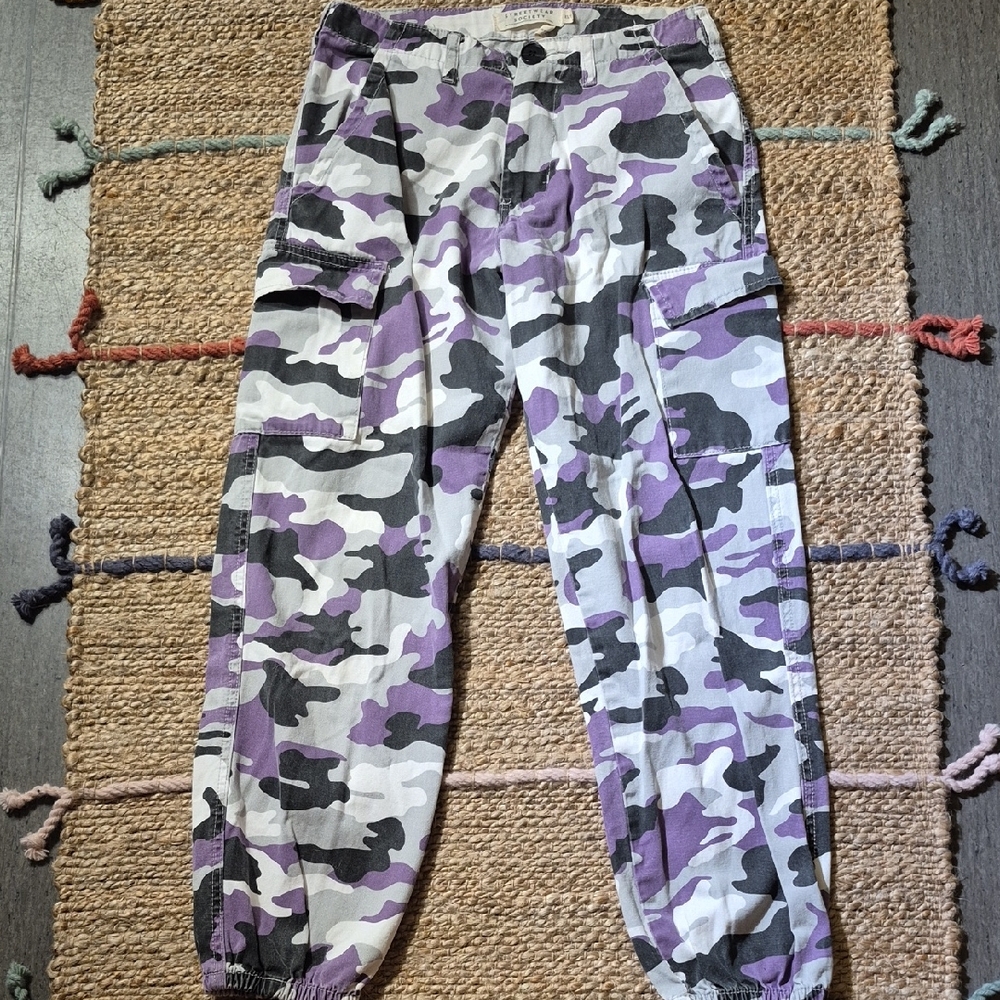 Y2K Camouflage Cargo Pants